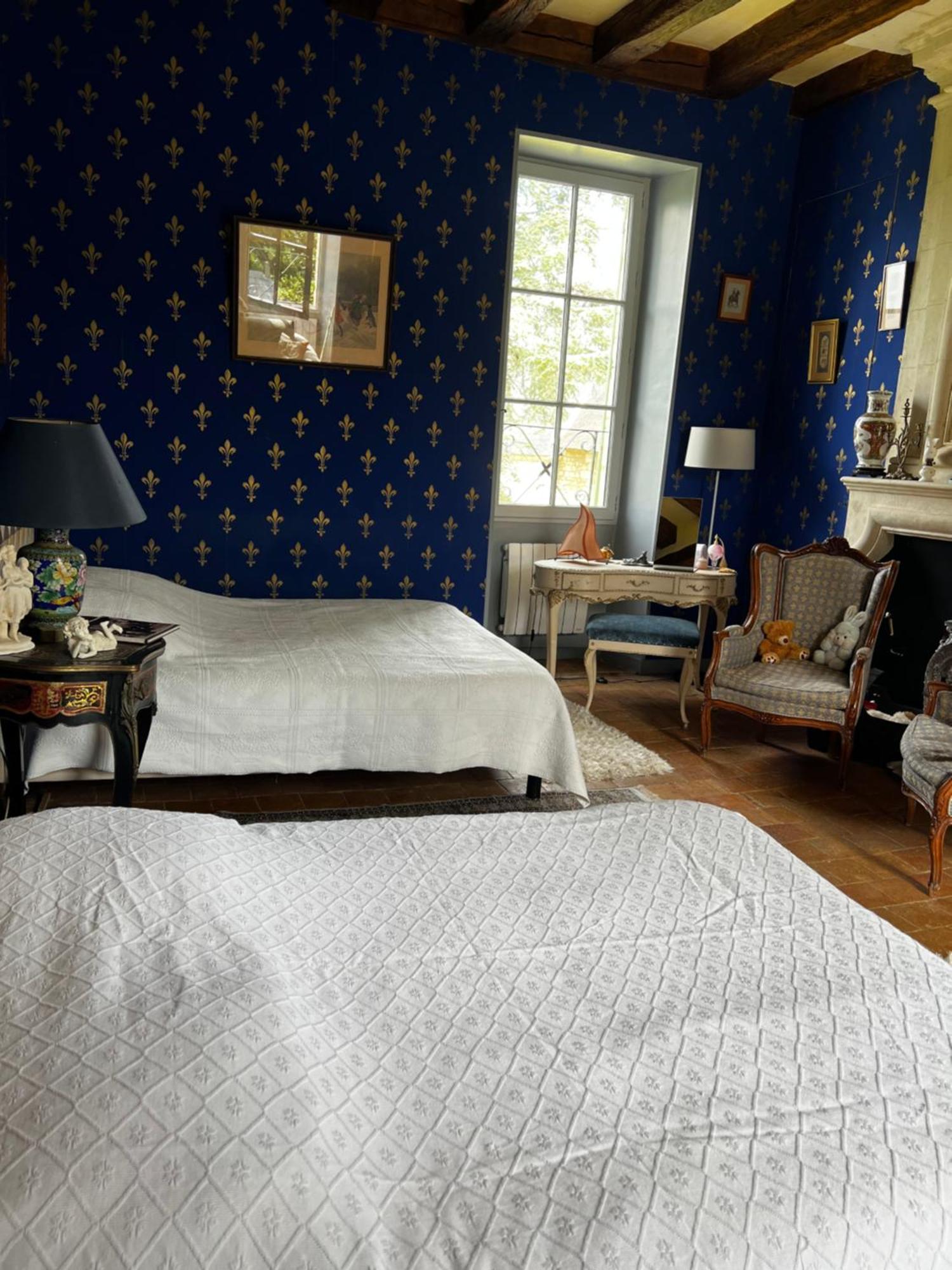 Chateau De La Thibaudiere Bois Savary - Chambre Familiale Du Roi Allonnes  Exterior foto